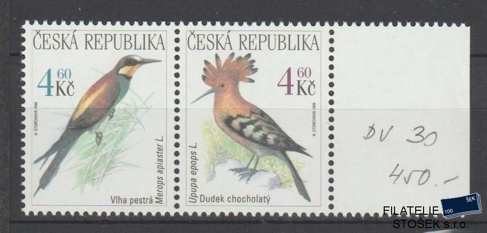 Česká republika známky 209-210 2 Páska - DV 30