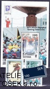 Guyana známky Mi 4232-3+Bl.289