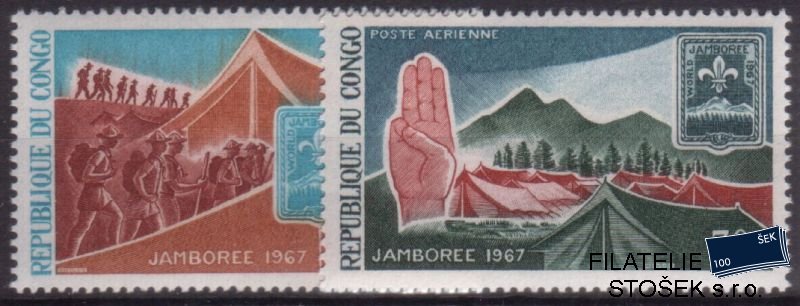 Congo fr. Mi 0140-1