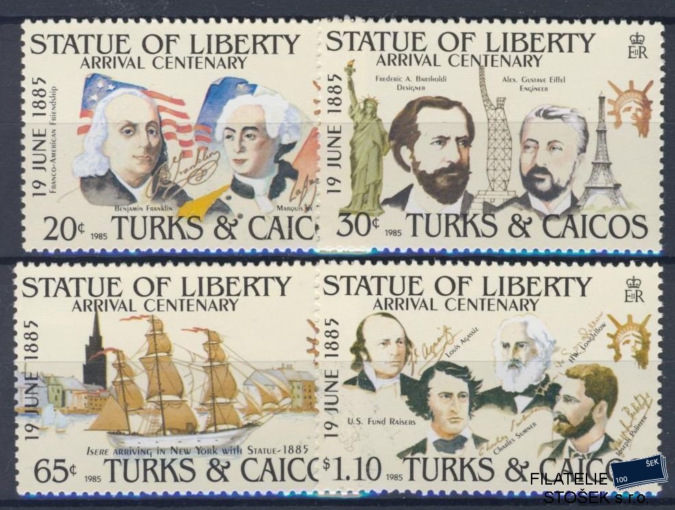 Turks & Caicos známky Mi 728-31