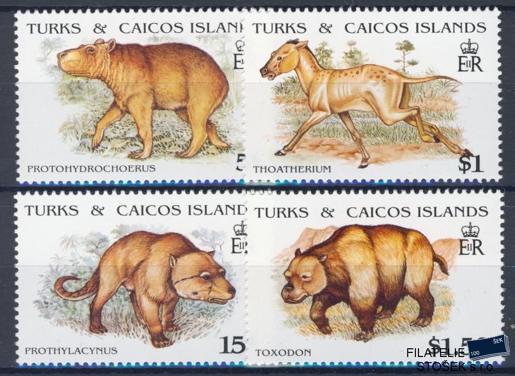 Turks & Caicos známky Mi 989,91,94,96 - Fauna