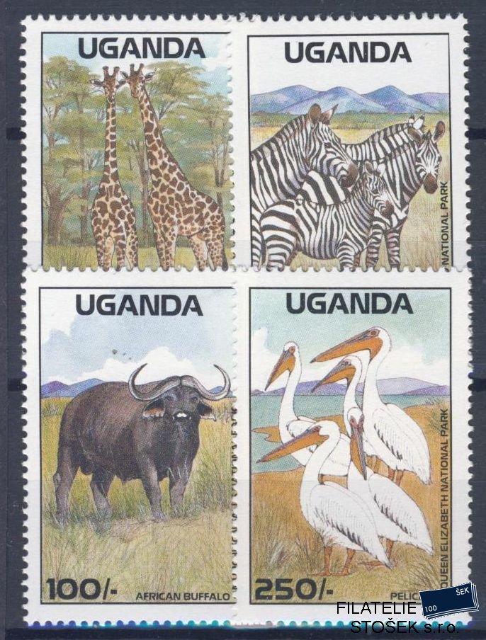 Uganda známky Mi 617-20 - Fauna