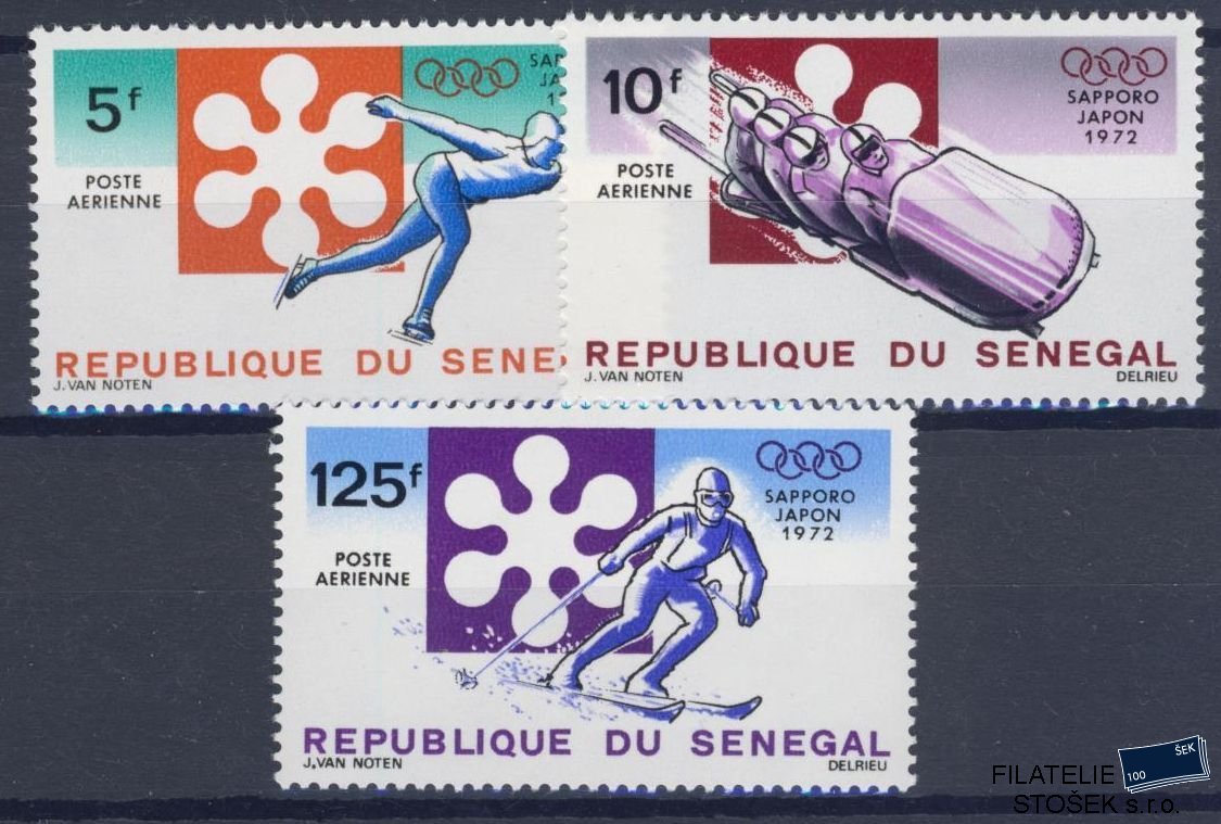 Senegal známky Mi 479-81 - OH 1972