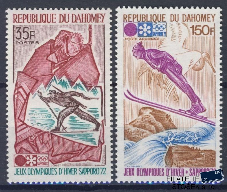 Dahomey známky Mi 470-71 - OH 1972