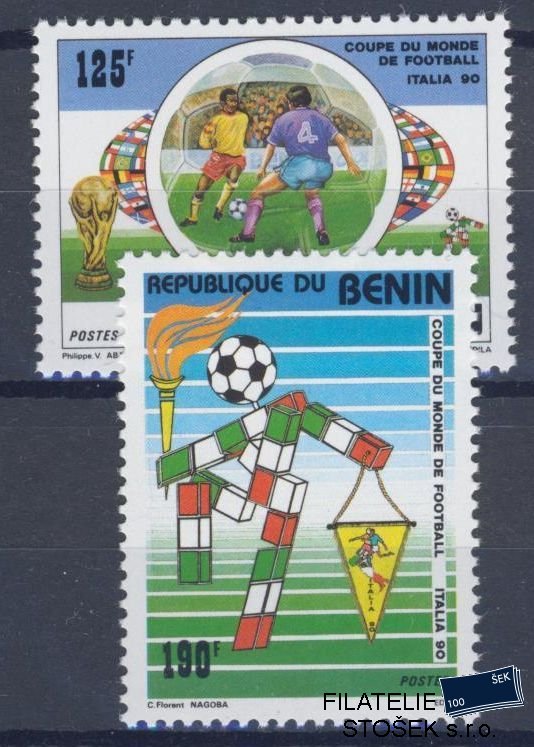 Benin známky Mi 495-96 - Fotbal