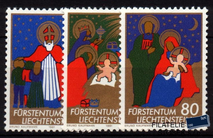 Liechtenstein Mi 788-90