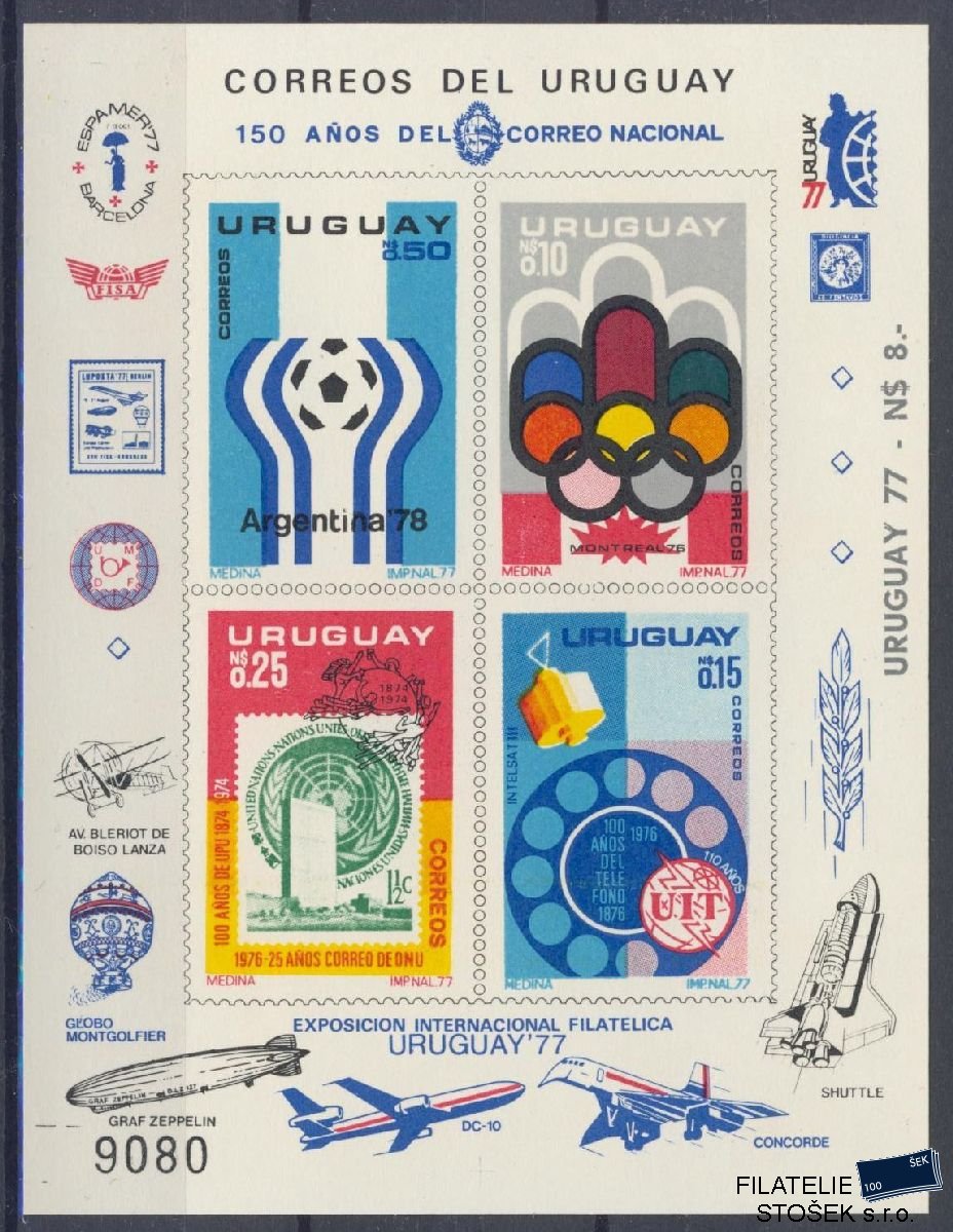 Uruguay známky Mi 1402-5 KL