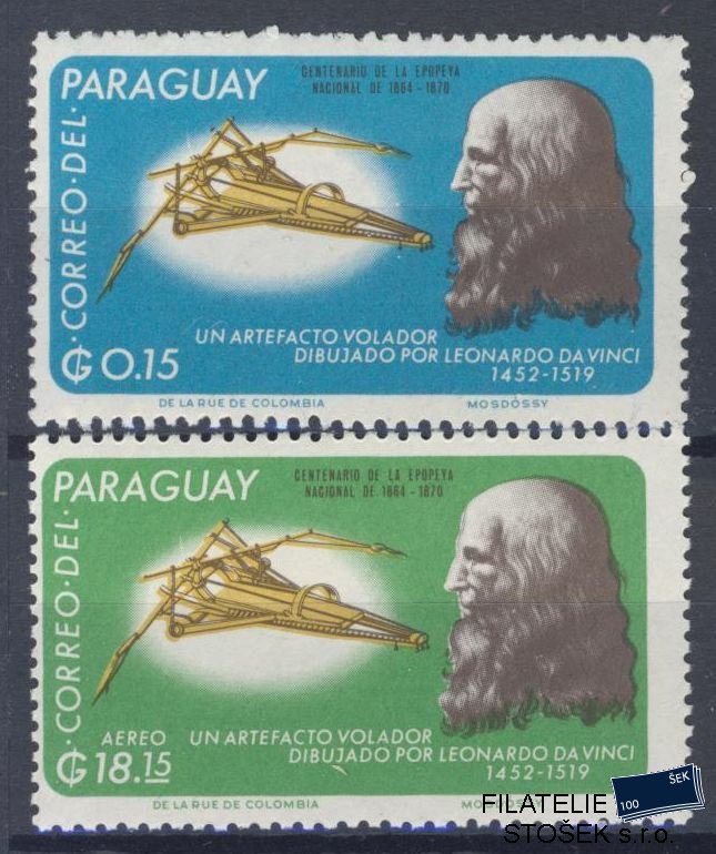 Paraguay známky Mi 1592+1597 NK - Kosmos