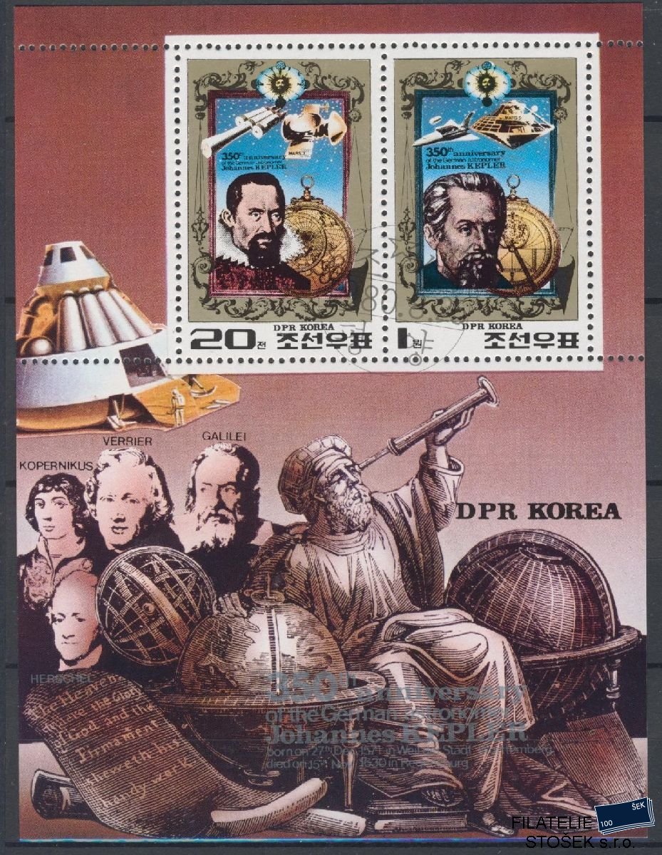 Korea - sestava známek  - Kosmos